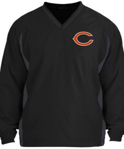 Private: Chicago Bears Tipped V-Neck Windshirt