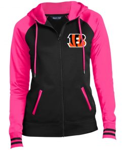 Private: Cincinnati Bengals Ladies’ Moisture Wick Full-Zip Hooded Jacket