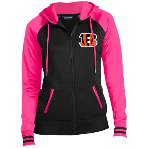 Private: Cincinnati Bengals Ladies’ Moisture Wick Full-Zip Hooded Jacket