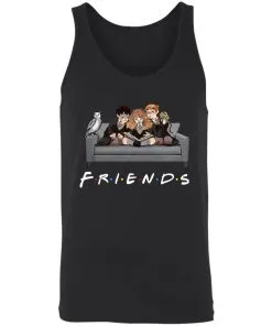 The Golden Trio FRIENDS Harry Potter Hermione & Ron Unisex Tank