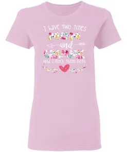 I Have Two Titles Mom And Grammie And I Rock Them Both Women's T-Shirt