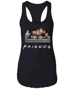 The Golden Trio FRIENDS Harry Potter Hermione & Ron Racerback Tank