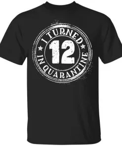 I Turned 12 Inquaratine Youth T-Shirt