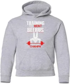 Training to Beat Beerus Or at Least Champa Youth Hoodie