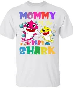 Family Mommy Of The Baby Shark Youth T-Shirt