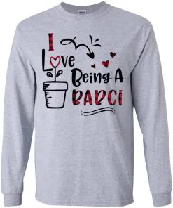 I Love Being A Babci Youth LS T-Shirt