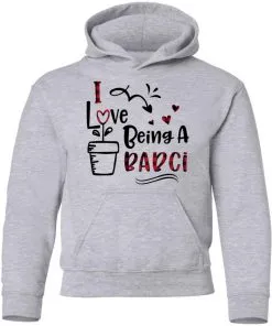 I Love Being A Babci Youth Hoodie