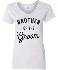 Brother Of The Groom Women's V-Neck T-Shirt