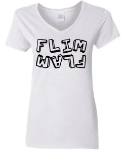 Flamingo Flim Flam Women's V-Neck T-Shirt