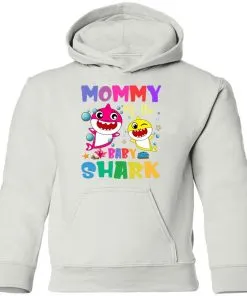 Family Mommy Of The Baby Shark Youth Hoodie