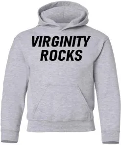 Virginity Rocks Youth Hoodie