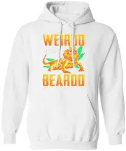 Weirdo With A Beardo Funny Bearded Hoodie