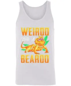Weirdo With A Beardo Funny Bearded Unisex Tank
