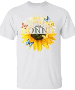 Happiness Is Being A Mom And Nonie Sunflower Butterflies Youth T-Shirt