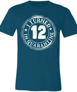 I Turned 12 Inquaratine Unisex Jersey Tee