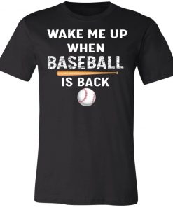 Private: GydiaGarden Wake Me Up When Baseball is Back Unisex Jersey Tee