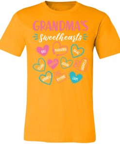 Private: Personalized Grandma’s Sweethearts Unisex Jersey Tee