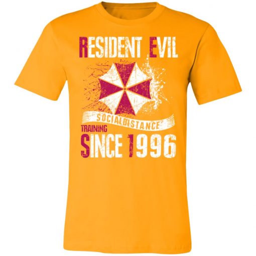 Private: Resident evil social distance training since 1996 Unisex Jersey Tee