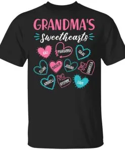 Personalized Grandma’s Sweethearts Men’s T-Shirt