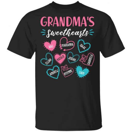 Private: Personalized Grandma’s Sweethearts Men’s T-Shirt
