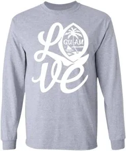 I Love Guam LS T-Shirt