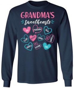 Private: Personalized Grandma’s Sweethearts LS T-Shirt