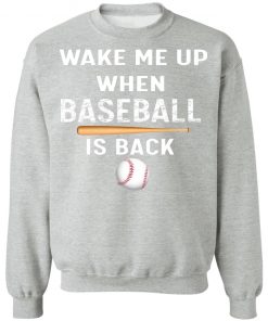 Private: GydiaGarden Wake Me Up When Baseball is Back Sweatshirt