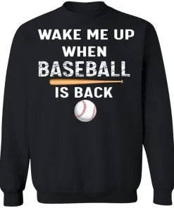 GydiaGarden Wake Me Up When Baseball is Back Sweatshirt