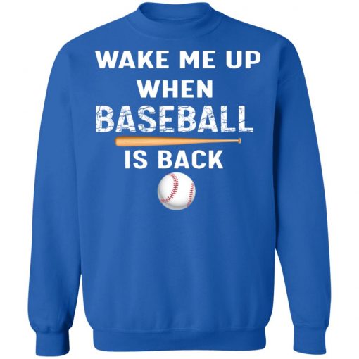 Private: GydiaGarden Wake Me Up When Baseball is Back Sweatshirt