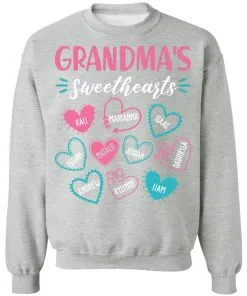 Personalized Grandma’s Sweethearts Sweatshirt