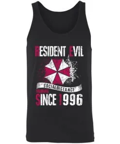 Resident evil social distance training since 1996 Unisex Tank