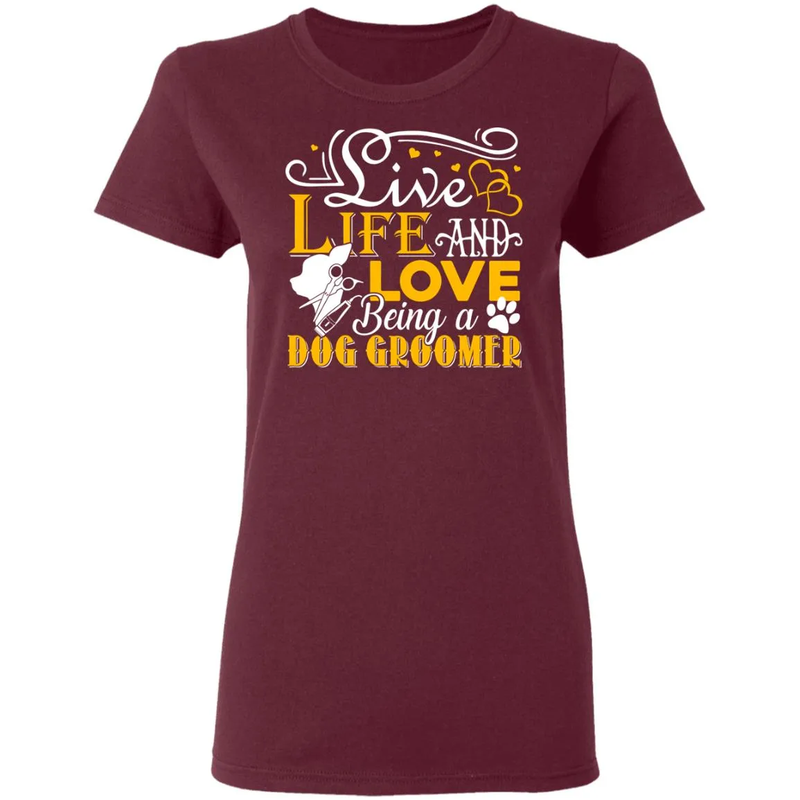 Love Being A Dog Groomer Women’s T-Shirt Love Being A Dog Groomer Women’s T-Shirt