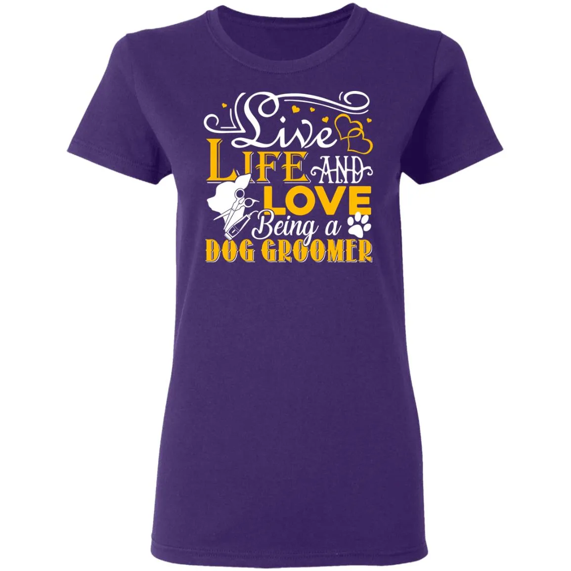Love Being A Dog Groomer Women’s T-Shirt Love Being A Dog Groomer Women’s T-Shirt