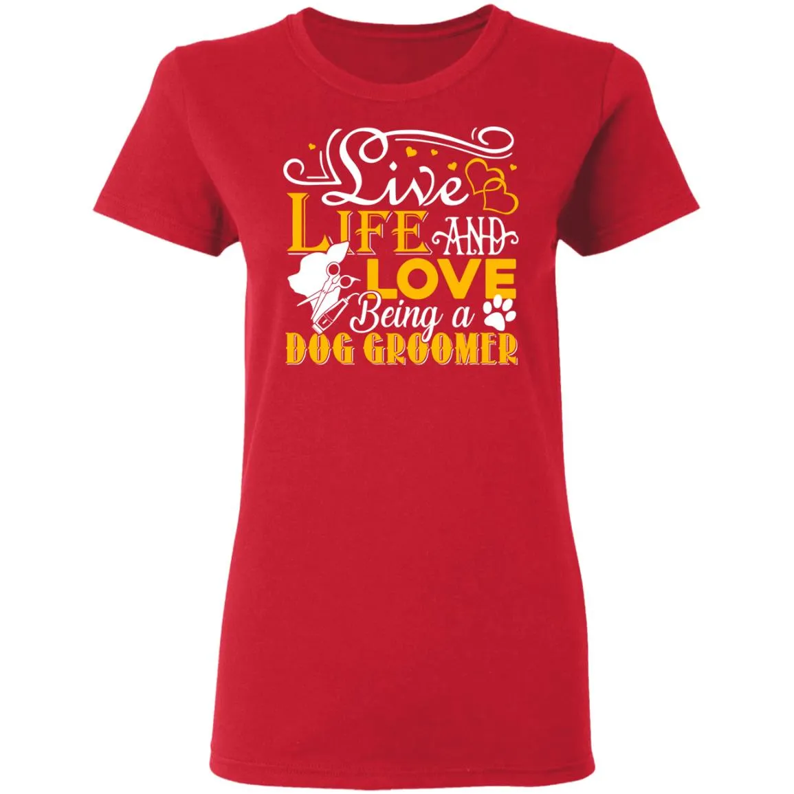 Love Being A Dog Groomer Women’s T-Shirt Love Being A Dog Groomer Women’s T-Shirt