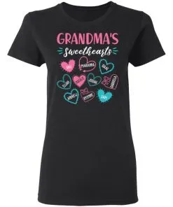 Personalized Grandma’s Sweethearts Women’s T-Shirt