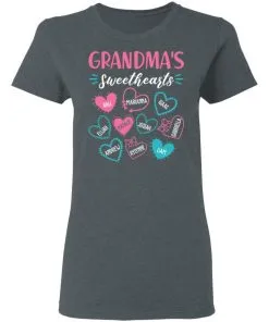 Personalized Grandma’s Sweethearts Women’s T-Shirt