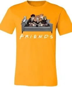 The Golden Trio FRIENDS Harry Potter Hermione & Ron Unisex Jersey Tee