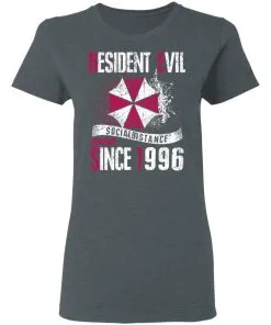 Resident evil social distance training since 1996 Women’s T-Shirt