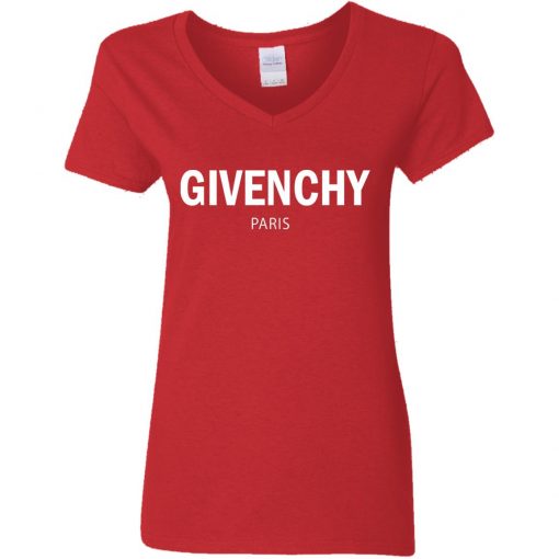 Private: Givenchy Paris Women’s V-Neck T-Shirt