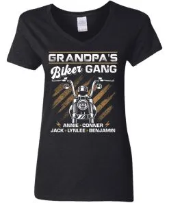 Grandpa’s Gang Women’s V-Neck T-Shirt