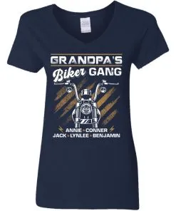 Grandpa’s Gang Women’s V-Neck T-Shirt