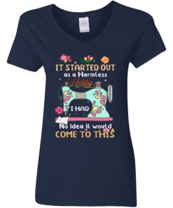 Private: It Started Out As A Harmless Hobby Women’s V-Neck T-Shirt