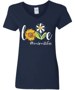 Love #mimilife Women’s V-Neck T-Shirt