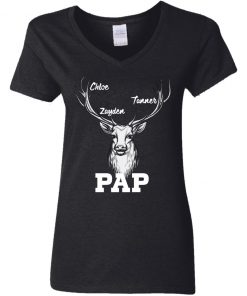 Private: Pap Chloe Zayden Tanner Women’s V-Neck T-Shirt
