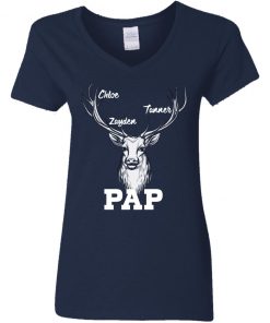 Private: Pap Chloe Zayden Tanner Women’s V-Neck T-Shirt