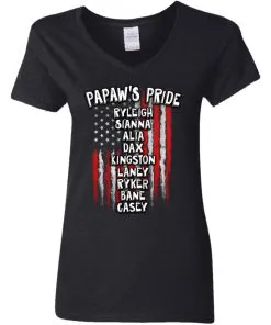 Papaw’s Pride Women’s V-Neck T-Shirt
