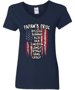 Papaw’s Pride Women’s V-Neck T-Shirt
