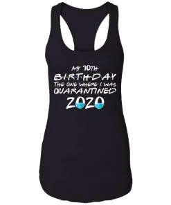 My 10th The One Where They were Quarantined Class of 2020 Quarantine Racerback Tank