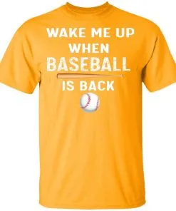 GydiaGarden Wake Me Up When Baseball is Back Youth T-Shirt