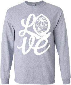 Private: I Love Guam Youth LS T-Shirt